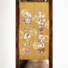 Japanese Noren polyester curtain, ZODIAC