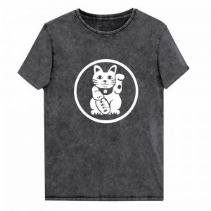 T-Shirt Noir en coton, MANEKINEKO