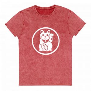 Red cotton T-Shirt, MANEKINEKO 1