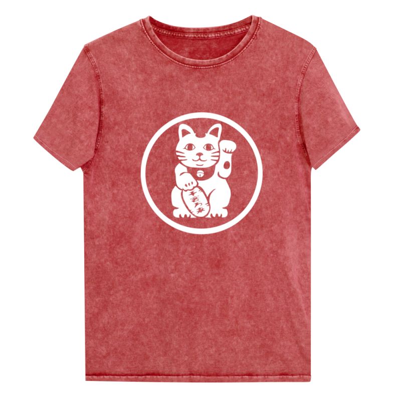 Camiseta roja de algodón, MANEKINEKO 1