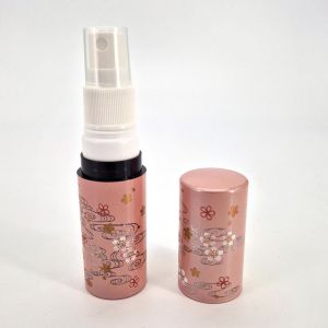 Japanese pink resin atomizer with Sakura flower pattern - SAKURA NO HANA 1