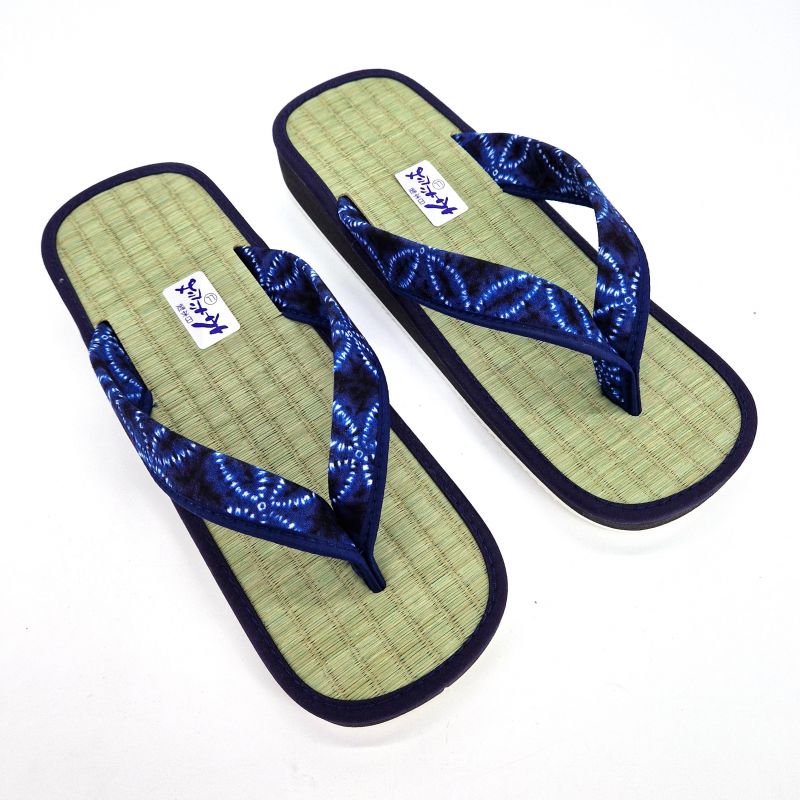 Japanese sandals zori rice straw Goza, CHIBORI PATTERNS