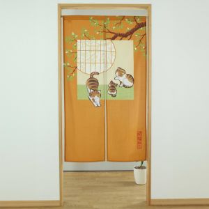 japanische Noren-Vorhangkatzen 85 x 150 cm NEKO