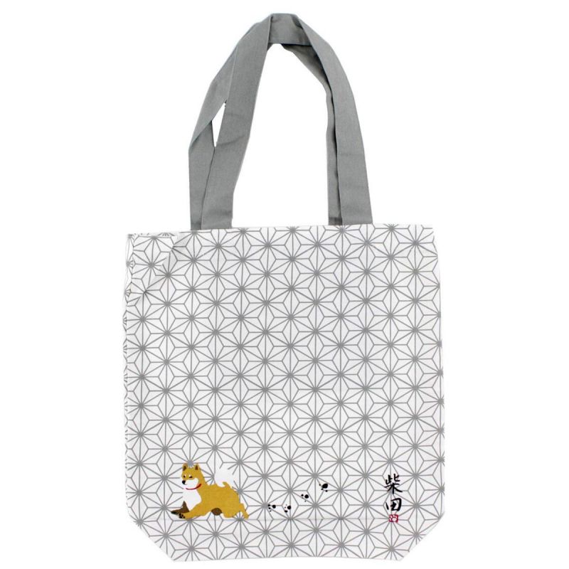 Sac tote bag 100% coton Chien Shiba- ASANOHA