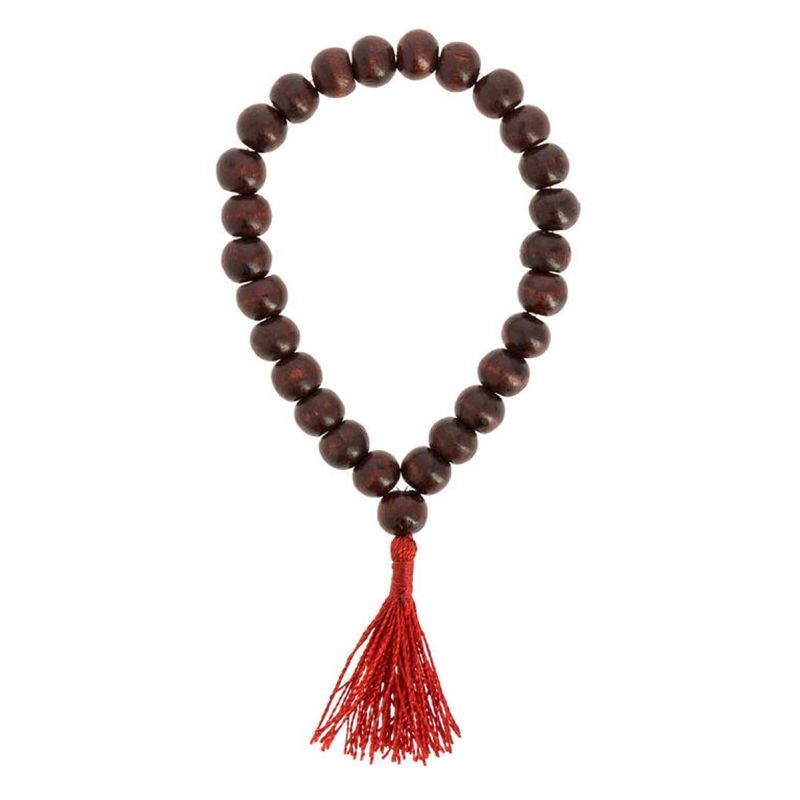 Pulsera mala de madera oscura