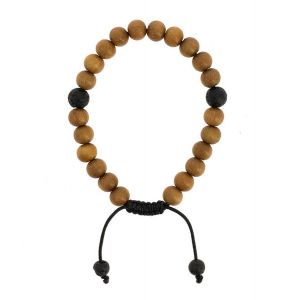 Bracciale mala in legno di sandalo