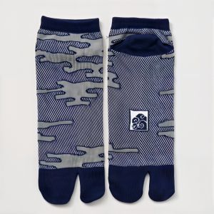 Chaussettes japonaises tabi,Kumo, nuages, 25-28 cm