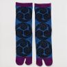 Japanese Tabi Socks, Japanese Tabi Socks, Blue, Walking in the Sky, 23-25 ​​cm