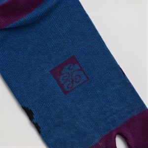 Chaussettes japonaises tabi, Chaussettes japonaises tabi, bleu , marche dans le ciel, 23-25 cm