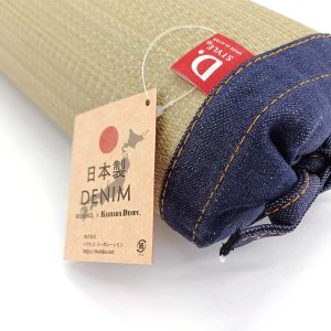 Japanese Makura Pillow in Rice Straw KHAKI 30×15 cm