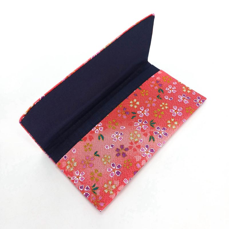 Chirimenkomon Silk Wallet - 18.5 x 9.5 cm