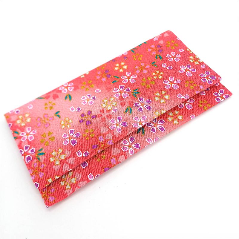 Chirimenkomon Silk Wallet - 18.5 x 9.5 cm